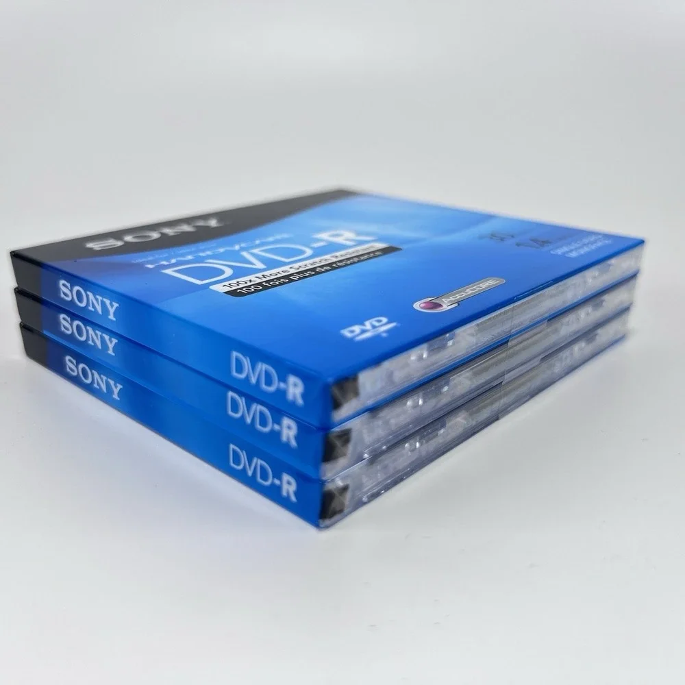 Sony Handycam DVD-R 3-Pack  30 Min 1.4GB Vintage Camcorder - NEW SEALED‎